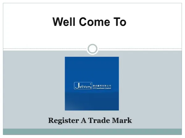 Register A Trade Mark