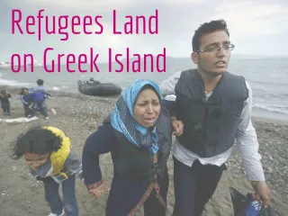Refugees Land on Greek Island