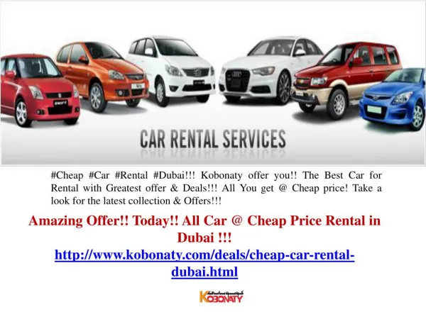 Cheap Car Rental Dubai