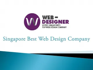 Singapore Web Design Company