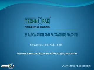 Packaging Machine Manufacturers - slide 1