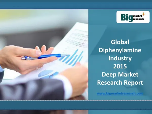 Global Diphenylamine Market 2015 Industry trends, analysis