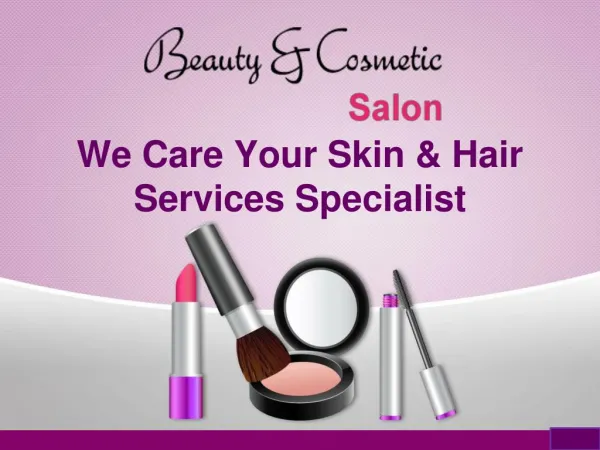 Introduction to Beauty & Cosmetic Salon