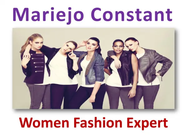 Mariejo Constant - Women Fashion Expert
