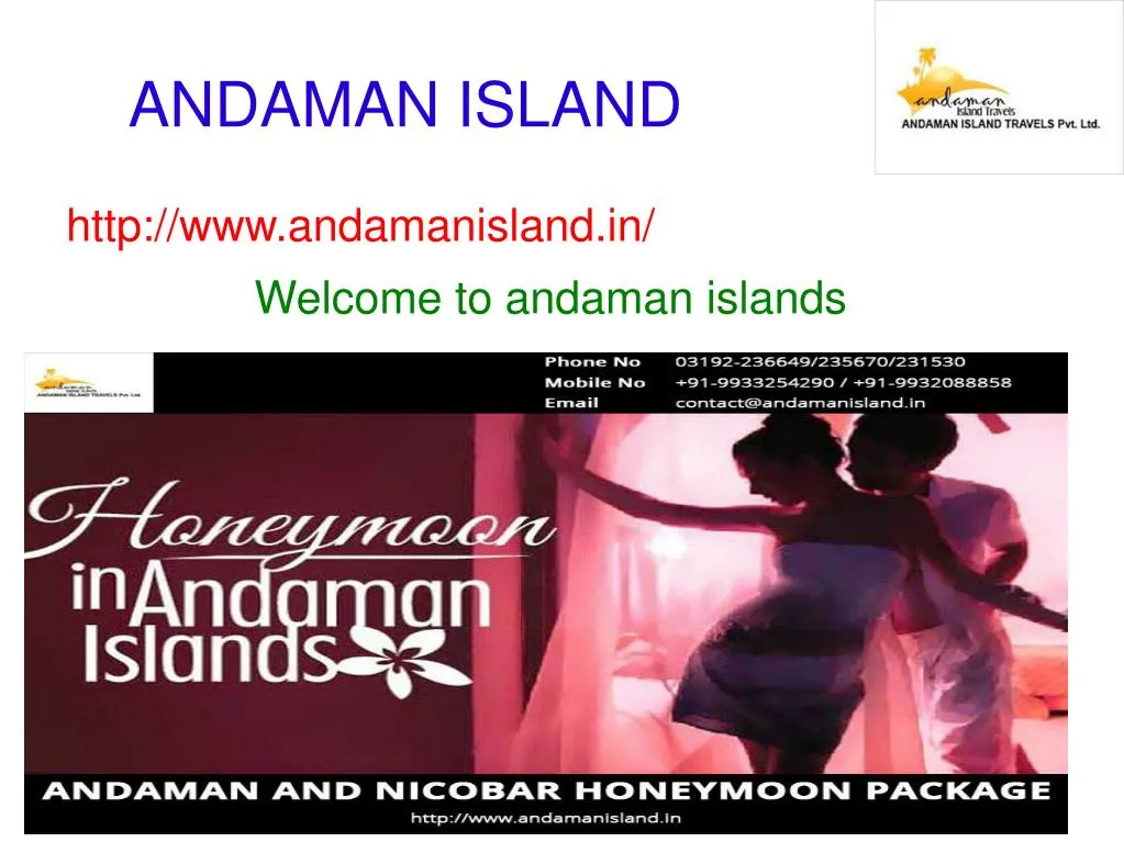 welcome to andaman islands