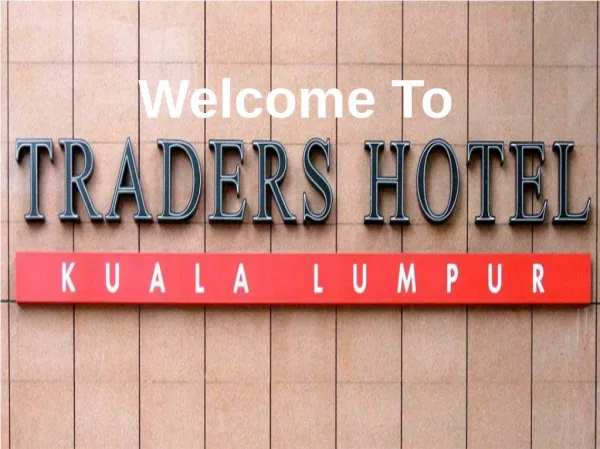 Traders Hotel Kuala Lumpur Services And Amenities