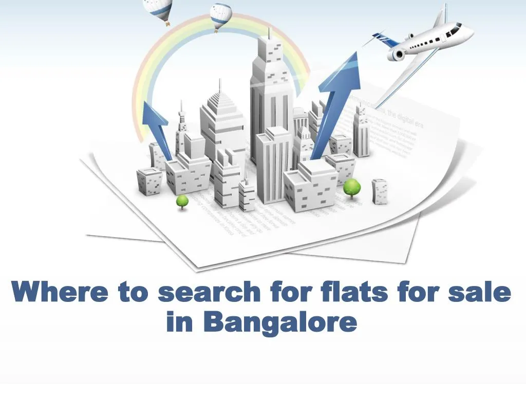 where to search for flats for sale in bangalore
