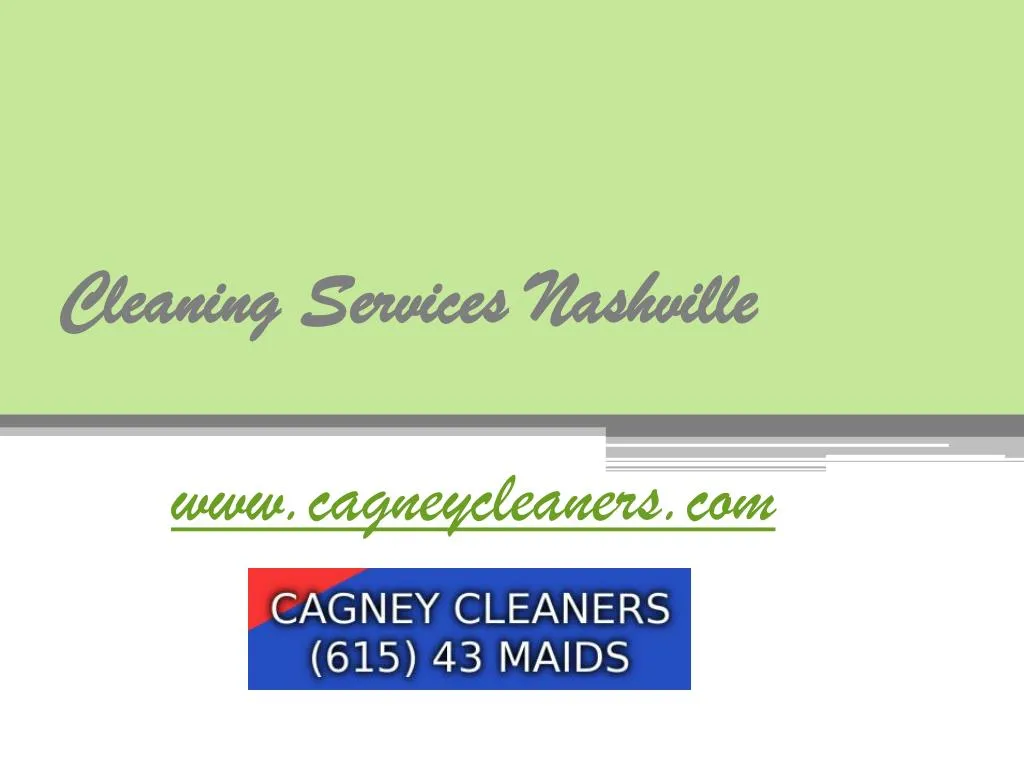 cleaning services nashville