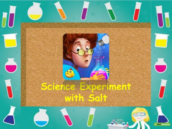 Science Experiment with Salt