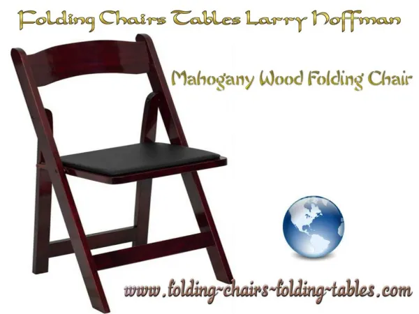 Folding Chairs Tables Larry Hoffman - Wood Folding Chairs
