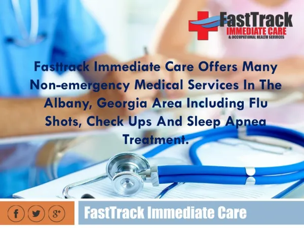 An Introduction - FastTrack Immediate Care