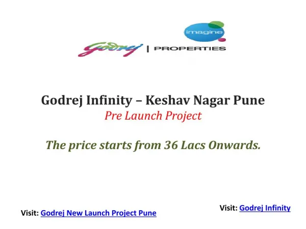 Godrej Infinity New Launch Project Pune