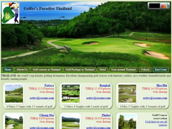 Golf Courses In Chaing Rai, Thailand |Pattayagolfpackage