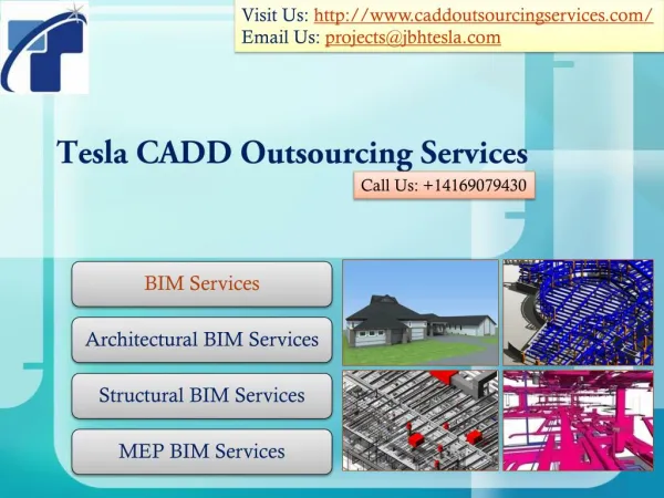 Tesla CADD Outsourcing Services provides BIM Modeling Servic