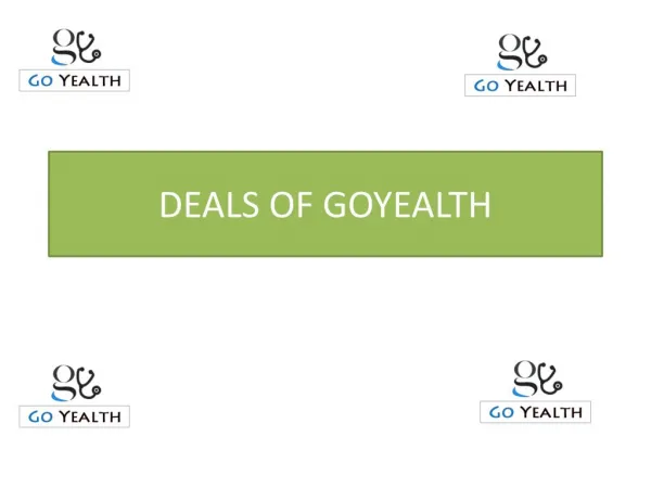 Deals Offers & Coupons - GoYealth