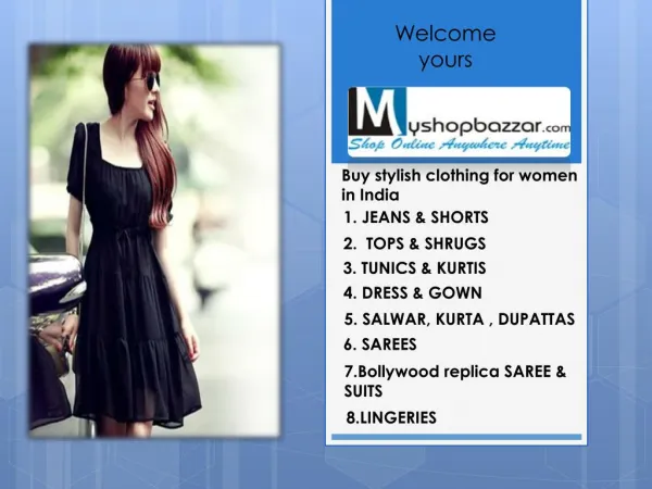 Buy stylish clothing for women in India