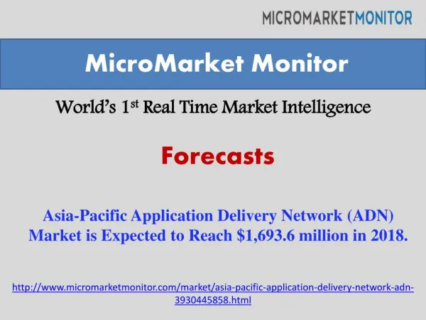 Asia-Pacific Application Delivery Network (ADN) Market