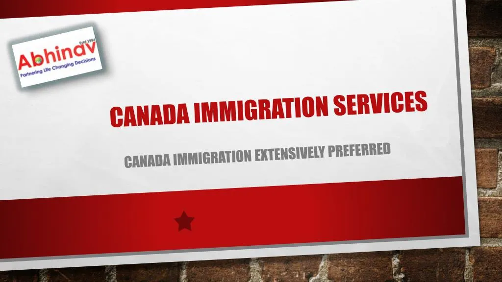 canada immigration services