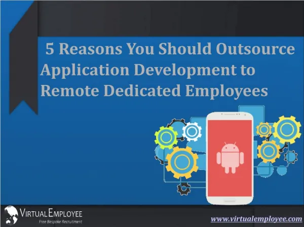 5 Reasons You Should Outsource Application Development to Re