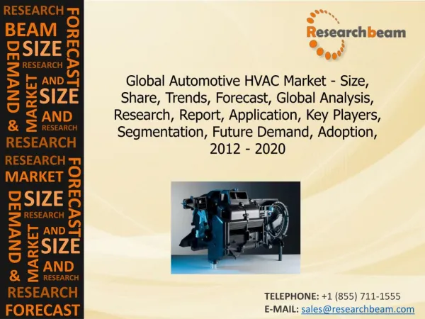Global Automotive HVAC Market Size, Share, 2012-2020
