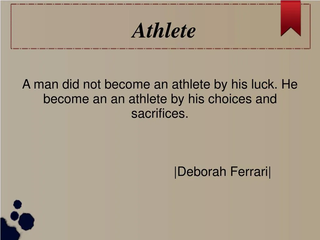 athlete