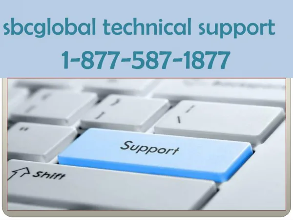sbcglobal technical support 1-877-587-1877 number