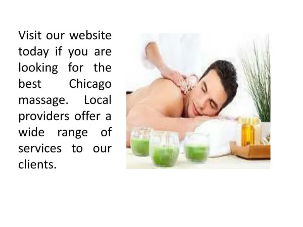 Chicago Massage