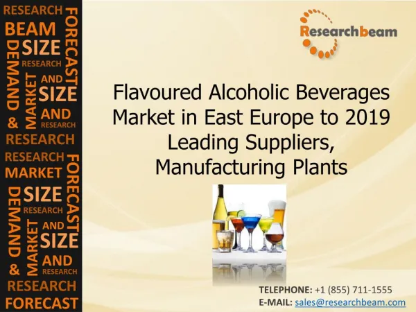 Flavoured Alcoholic Beverages Market in East Europe to 2019