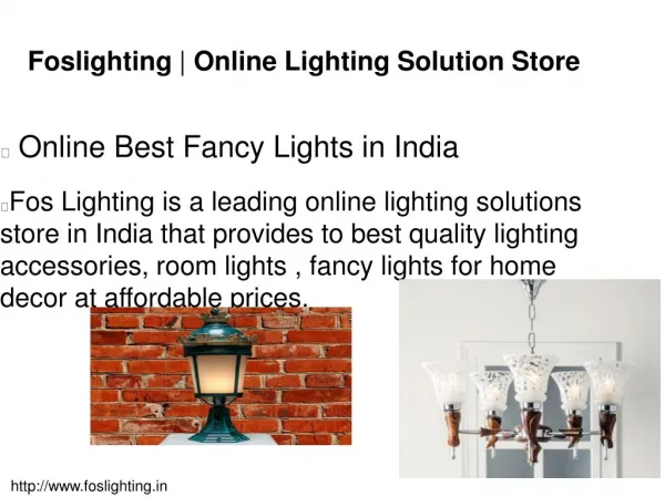 Online Best Fancy Lights in India