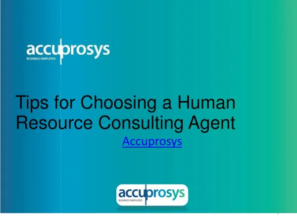 Tips for Choosing HR Consulting Agent