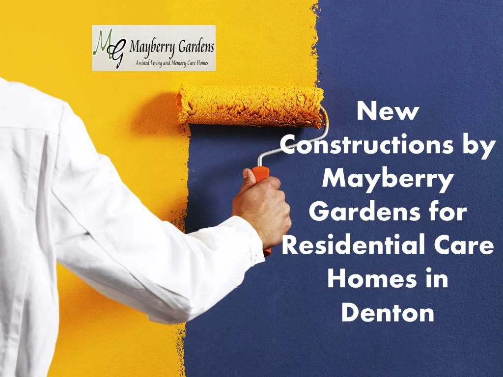 new constructions by mayberry gardens for residential care homes in denton