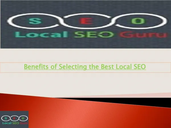Selection for Best Local SEO