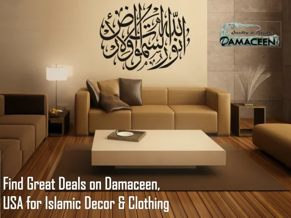 Find Great Deals on Damaceen, USA for Islamic Decor and Clot