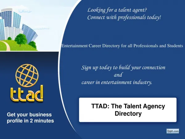 TTAD: The Talent Agency Directory