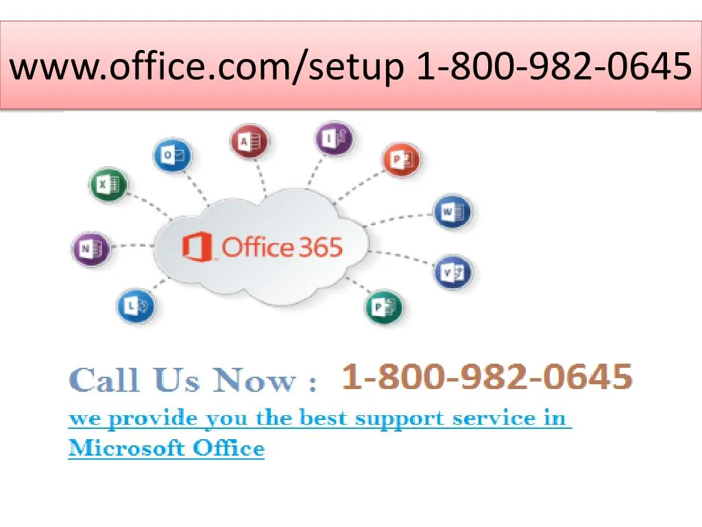 www office com setup 1 800 982 0645