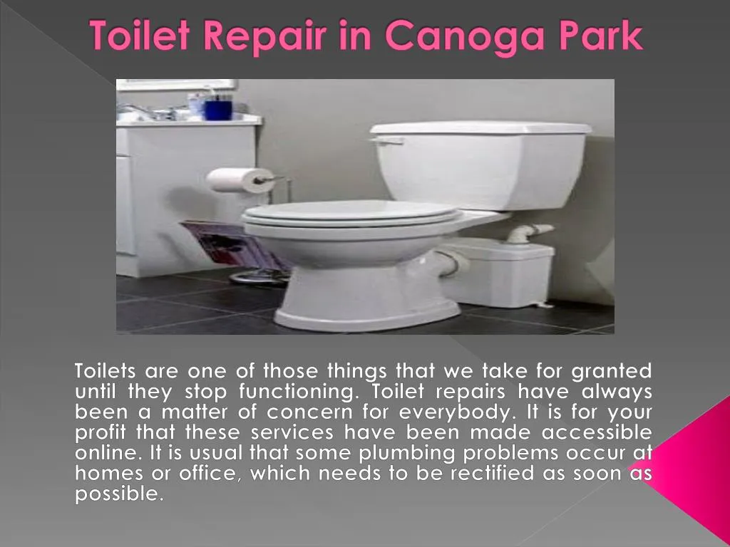 toilet repair in canoga park