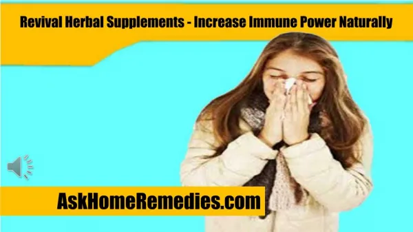 Revival Herbal Supplements - Increase Immune Power Naturally