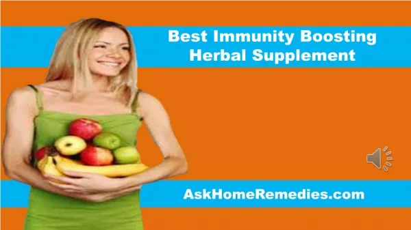 Best Immunity Boosting Herbal Supplement
