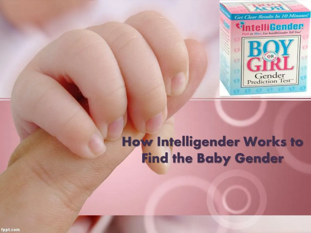 how intelligender works to find the baby gender