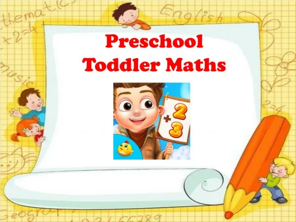 Preschool Toddler Maths - Educational Games for Kids