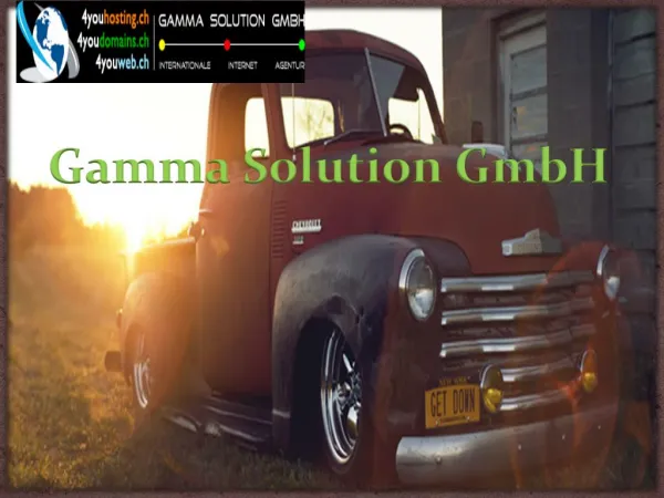 Joomla Webhosting Schweiz - gamma-solution GMBH