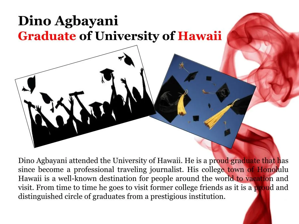 dino agbayani graduate of university of hawaii