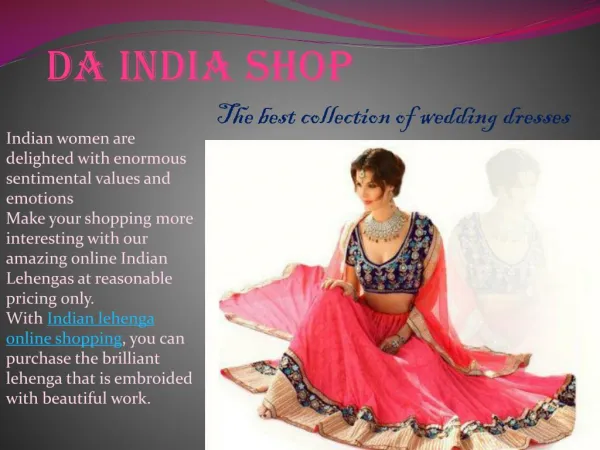 Indian Lehenga Online Shopping