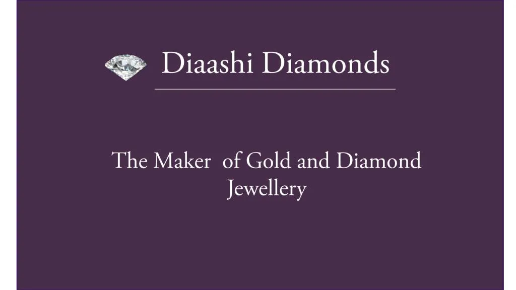 diaashi diamonds