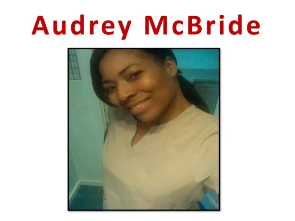 Audrey McBride - An Accountant