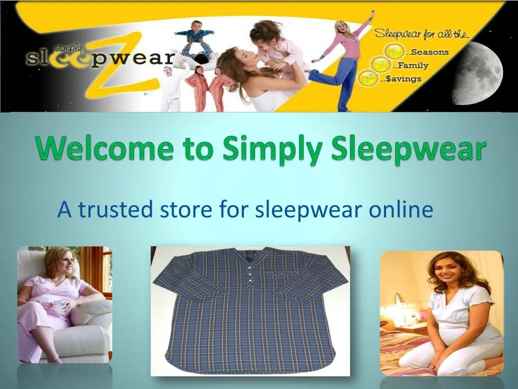 welcome to simply sleepwear