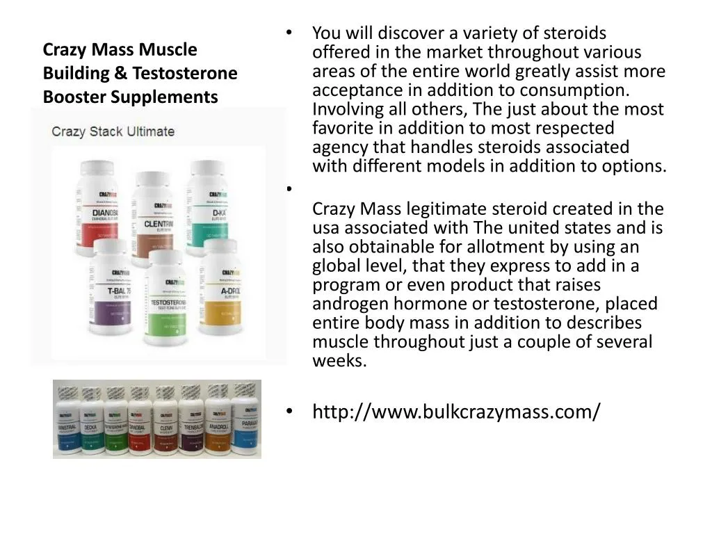 crazy mass muscle building testosterone booster supplements