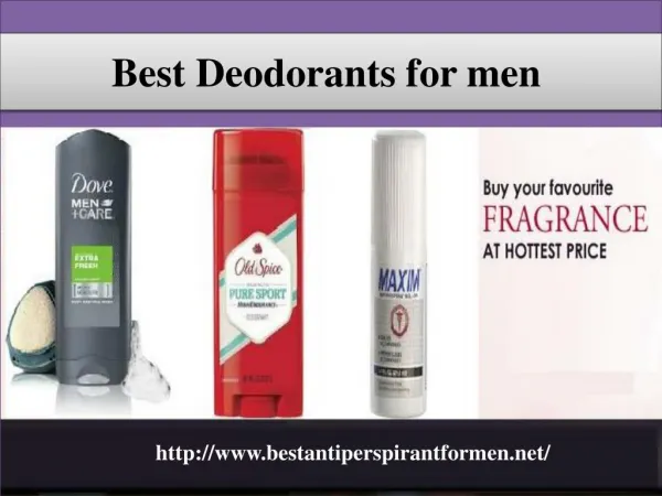 Best Deodorant for men