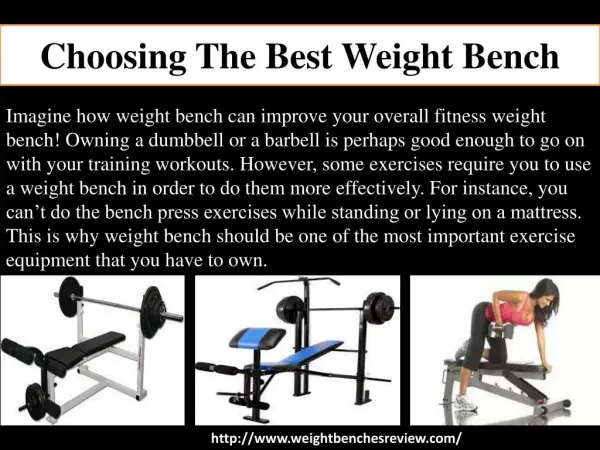 Best Weight benches