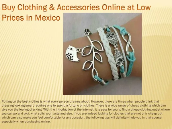 Buy Clothing & Accessories Online at Low Prices in Mexico